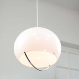 White Space Age Jolly Pendant Lamp from Guzzini, 60s