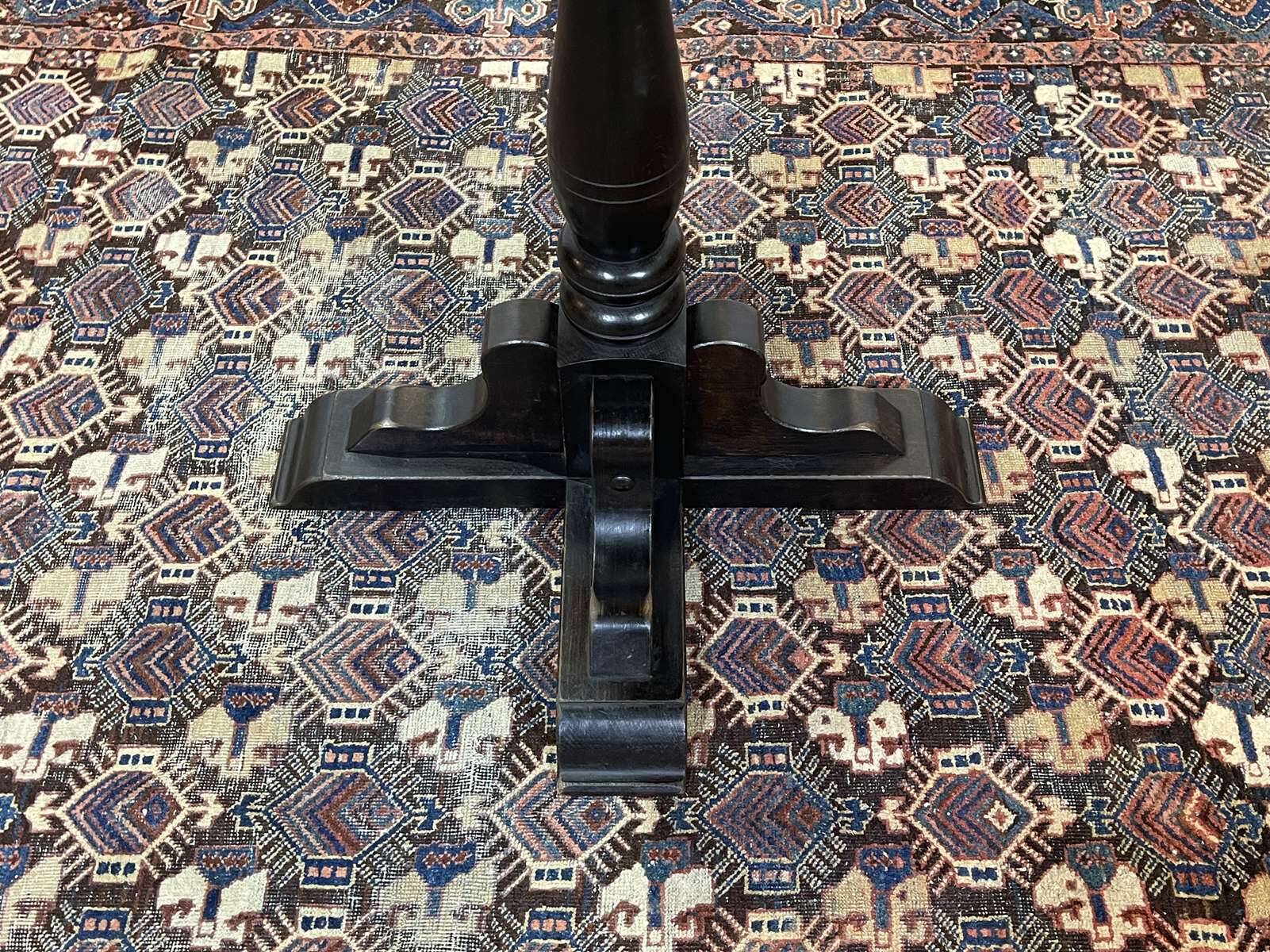 1970s English elm bistro table