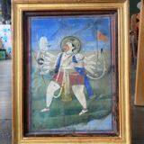 Indian miniature depicting an avatar of Anupam the monkey god