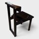 Brutalist prayer chair – Swiss monastic design, 1960