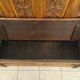 Banc coffre gothique 19ème en chêne
