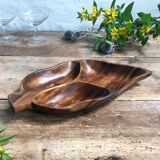 Teak-shaped teak appetizer cut