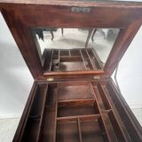 Empire period lady's dressing table in mahogany and veneer, 19th century