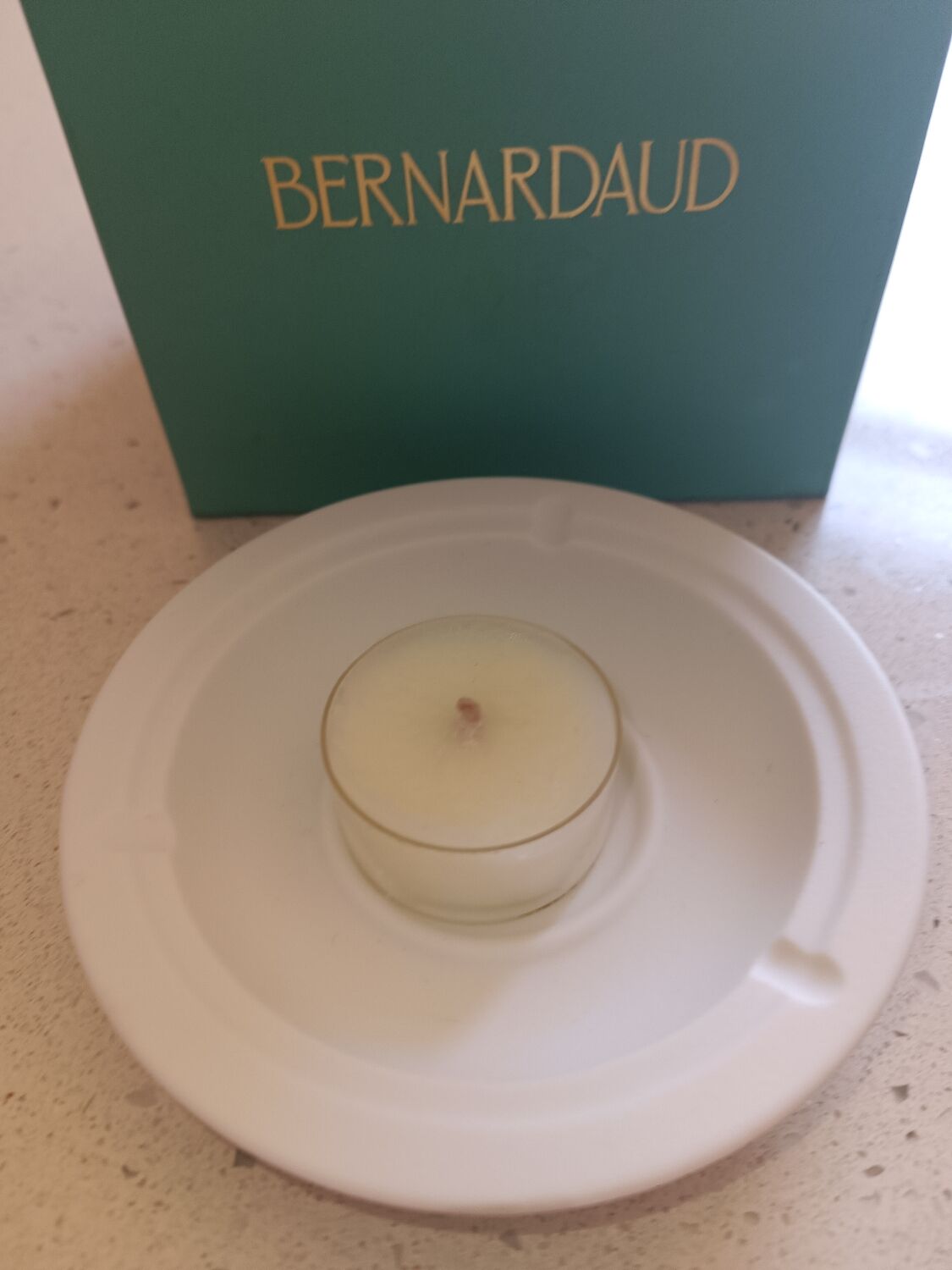 Photophore Bernardaud Lithophanie Tulip blossoms