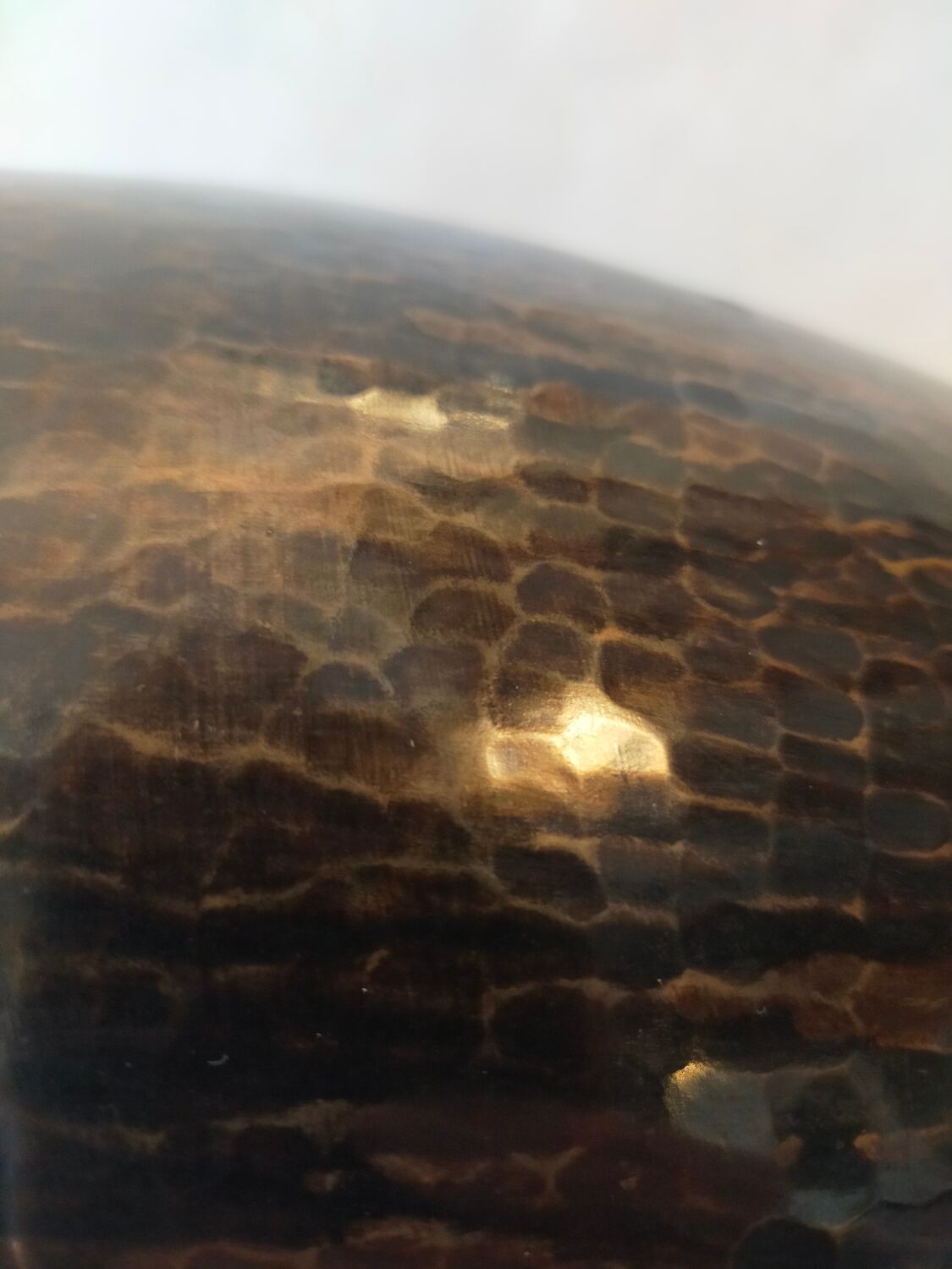 Brassware vase by Hervé Wahlen