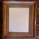 Antique beveled edge mirror in walnut frame, circa 1850