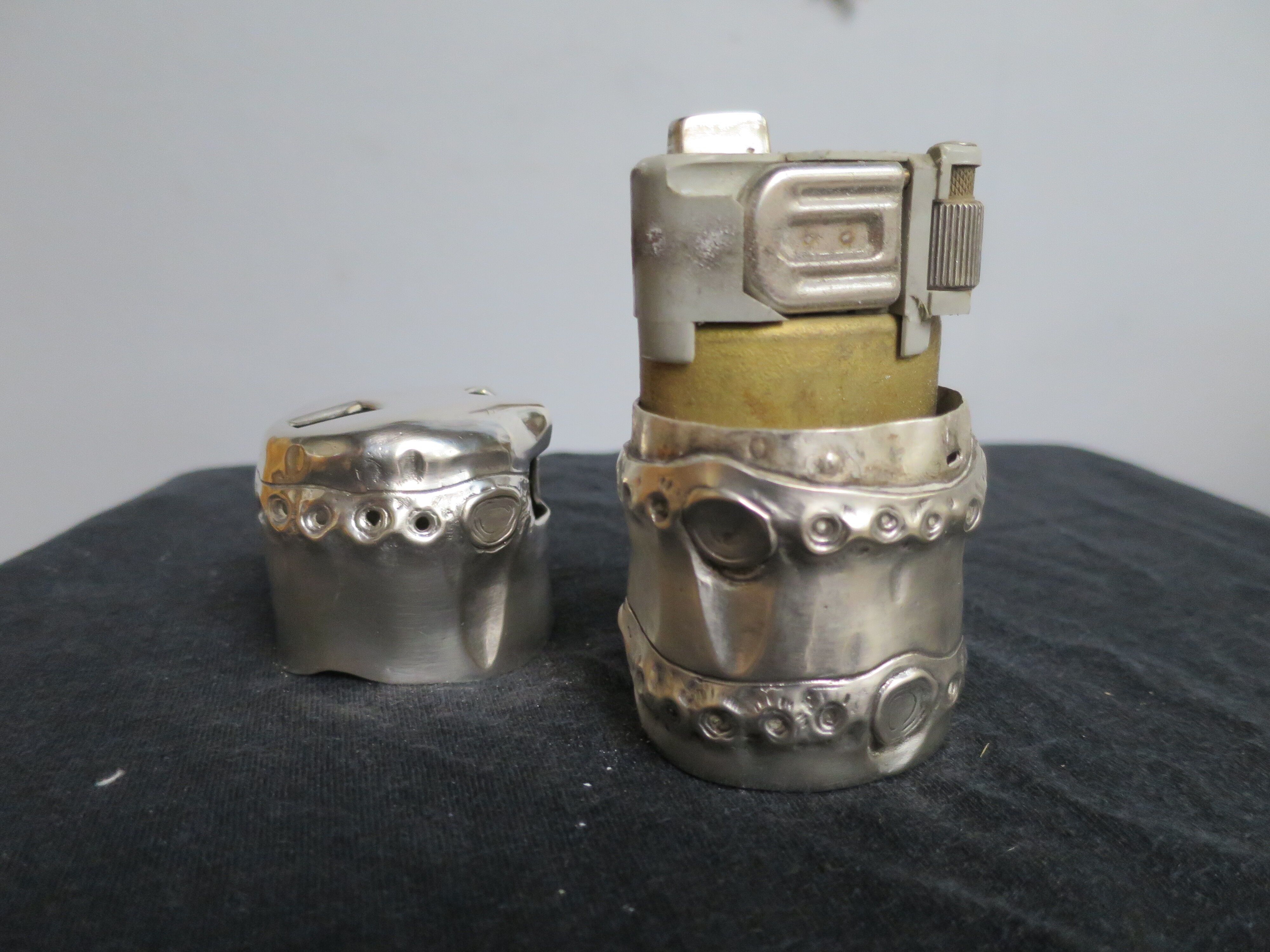 Silver Hermes lighter "Bambou"