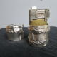 Briquet Hermes en argent "Bambou"