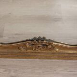 EARLY 20TH CENTURY BAROQUE-STYLE GOLDEN WOODEN WALL MIRROR