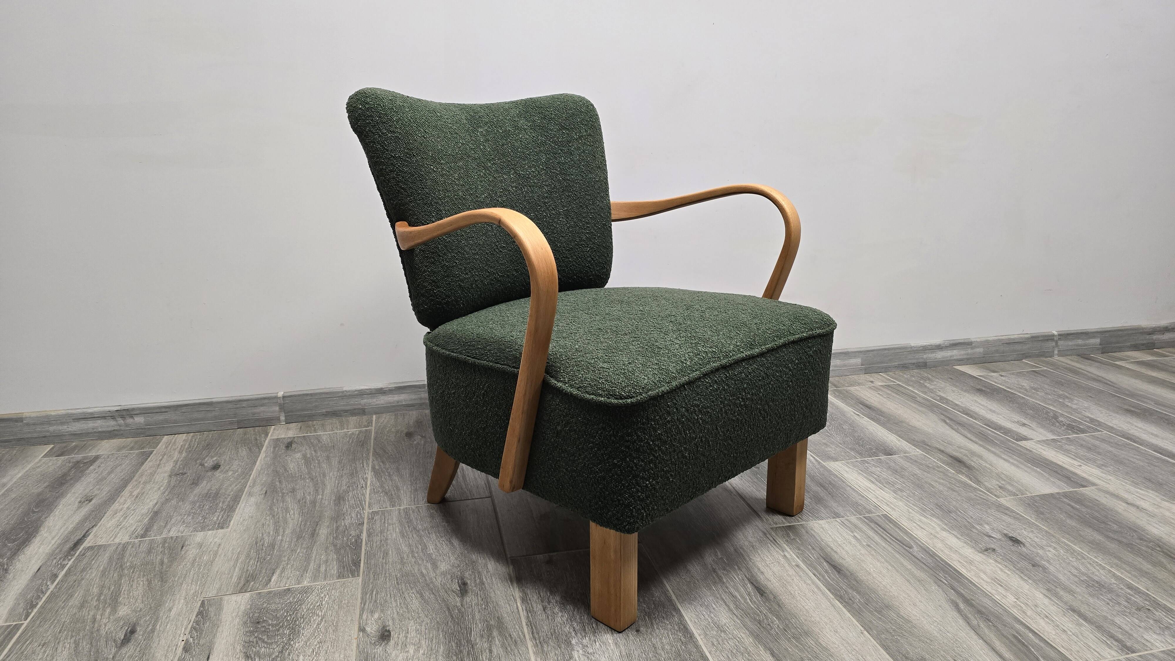 Cocktail Armchair by Jindřich Halabala, 1950s