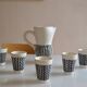 Roger Capron (1922 2006) orangeade service in enamelled tin earthenware