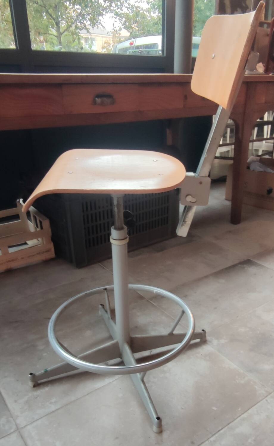 Vintage workshop chair/industrial chair