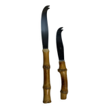 Bamboo handle knives