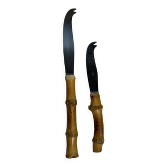 Bamboo handle knives