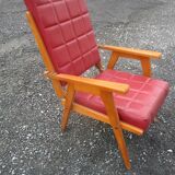 Fauteuil scandinave reglable