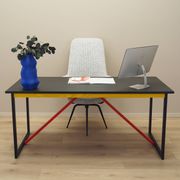 Bureau en acacia, design italien, années 1980, production : Italie