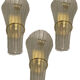 Large Venetian Murano Glass Sconces Set of 3