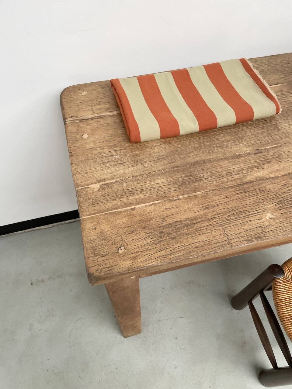 Oak console farm table 3m