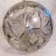 Set of 2 smoked glass ball suspensions by Doria Leuchten, Germany, 1970s.