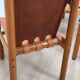 Set of 4 Ilmari Tapiovaara for La Permanente walnut & leather chairs 1960s