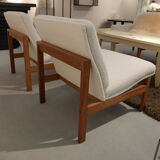 Paire de chauffeuses scandinave par Ole Gjerlov Gnudsen 1960