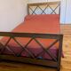 lit 120 x 190 en noyer