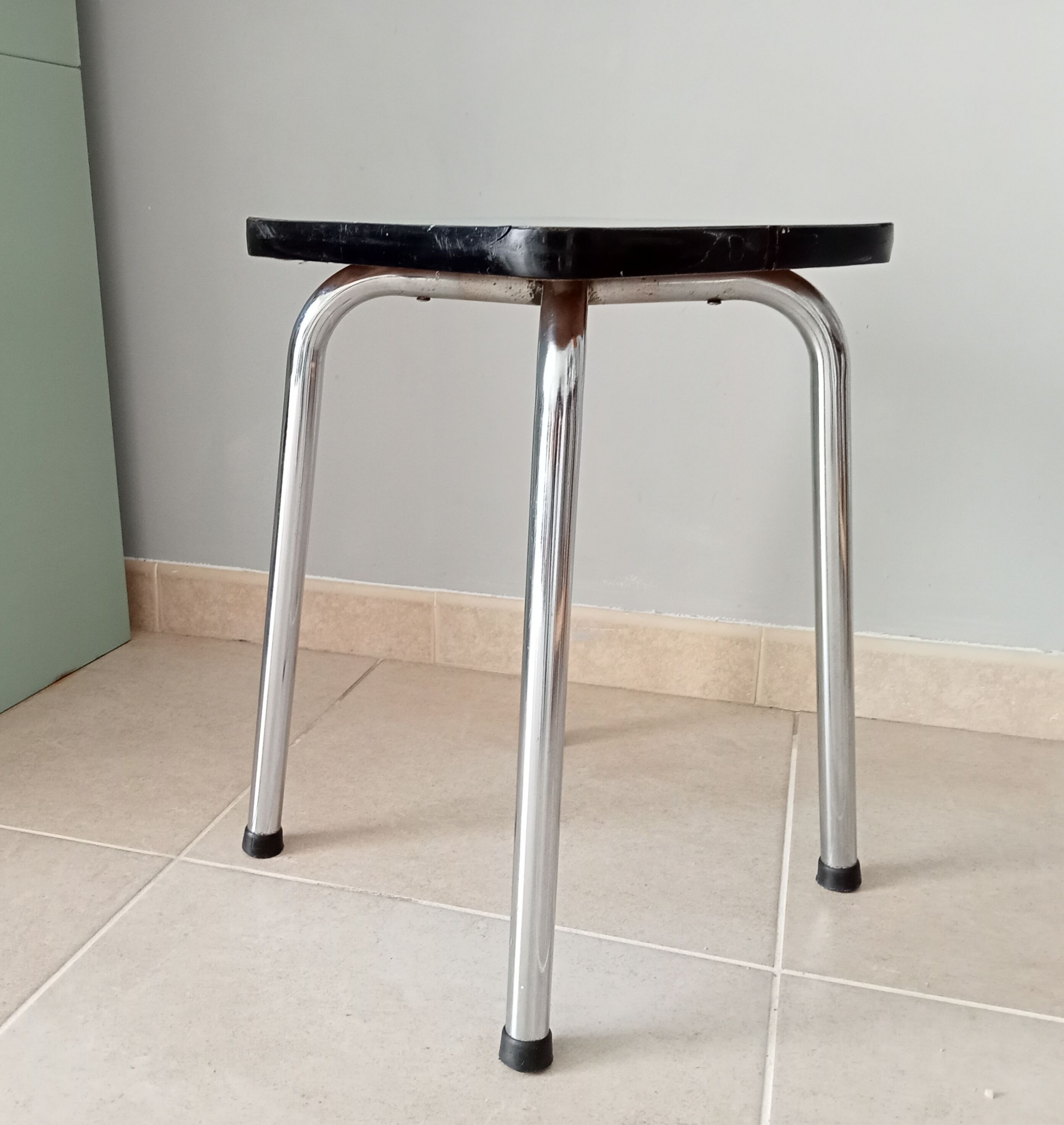 Vintage formica stool 80s