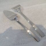 2-piece fish serving set, silver-plated metal, Christofle Concorde goldsmith