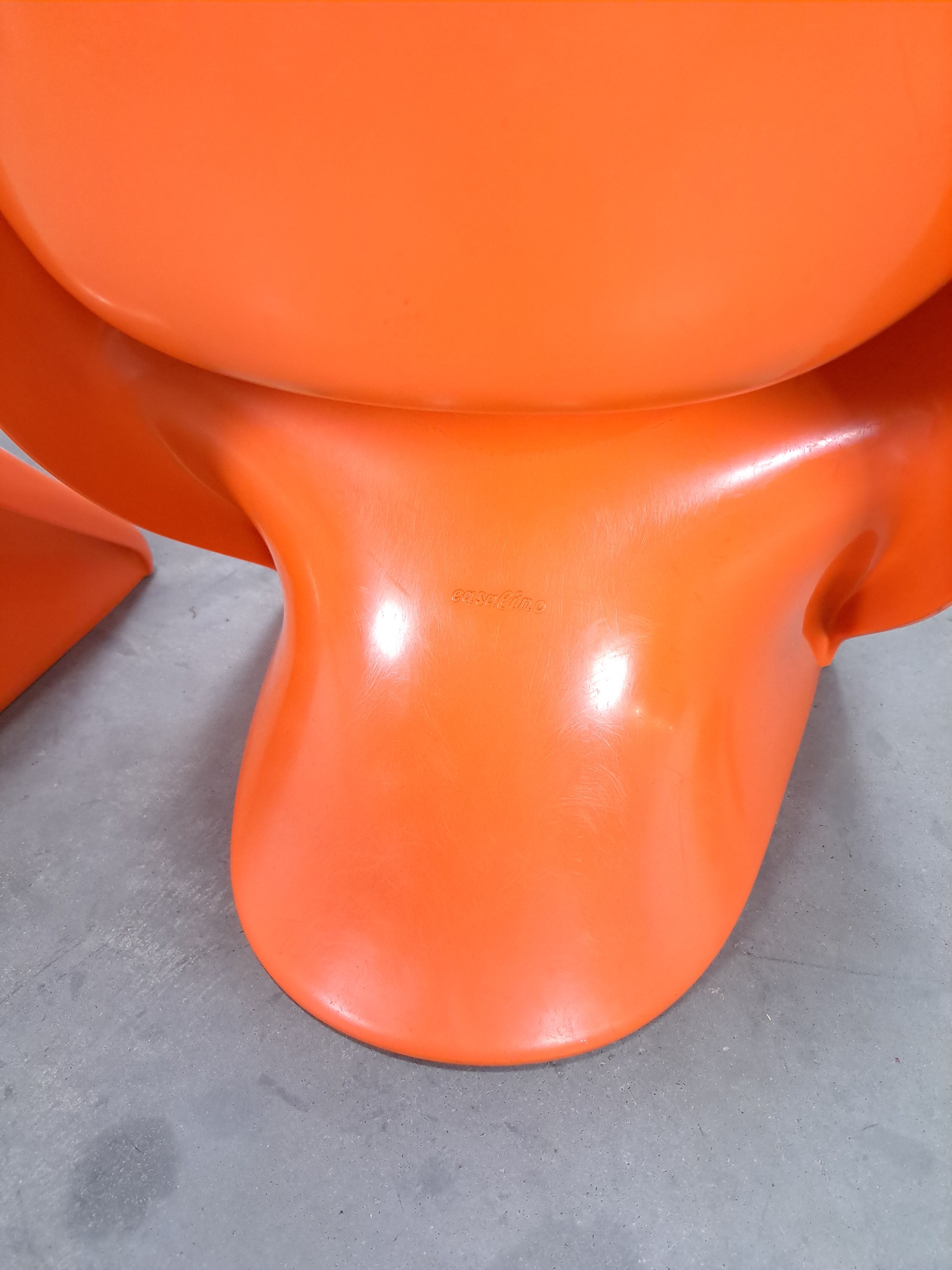Casala, Casalino high chair 1972 orange