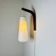 Cylinder Wall Light In Milk Glass By Michael Bang For Holmegaard, Denmark 1980S