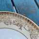 Limoges porcelain tea cup, signed