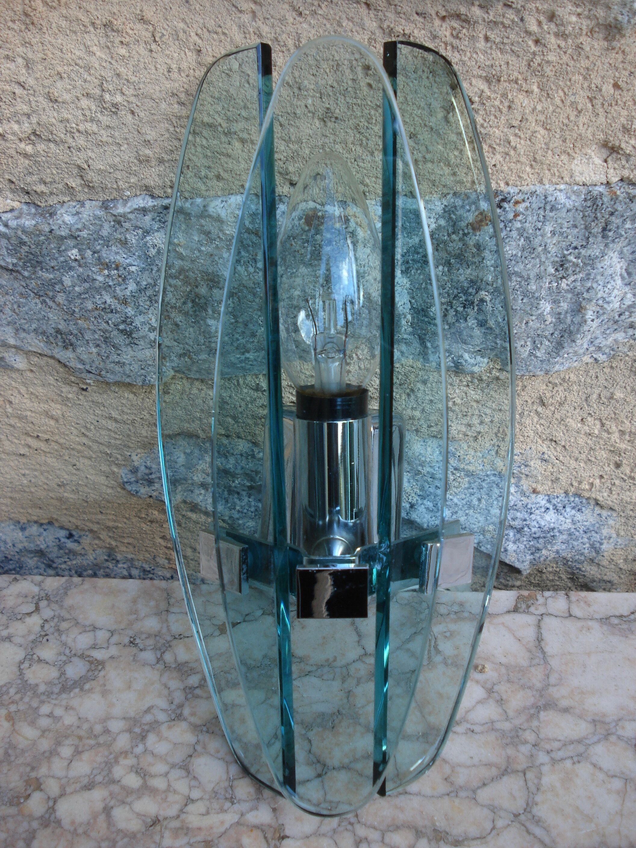 Vintage wall lamp veca 1970