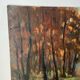 Cabin in the forest, oil on panel, signed H Classens.