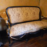 Bench and chairs style Napoleon III