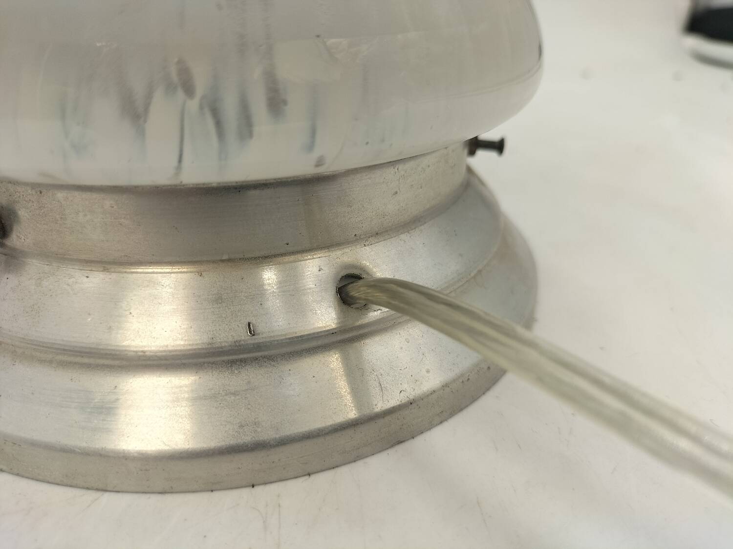 Lampe en verre de Clichy