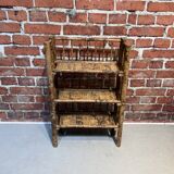 Foldable bamboo shelf