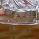 Set of 6 crystal liqueur glasses by daum. sorcy model.