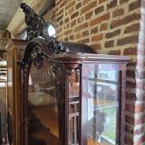 Dutch mahogany display case