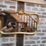 Miroir doré style Louis XV