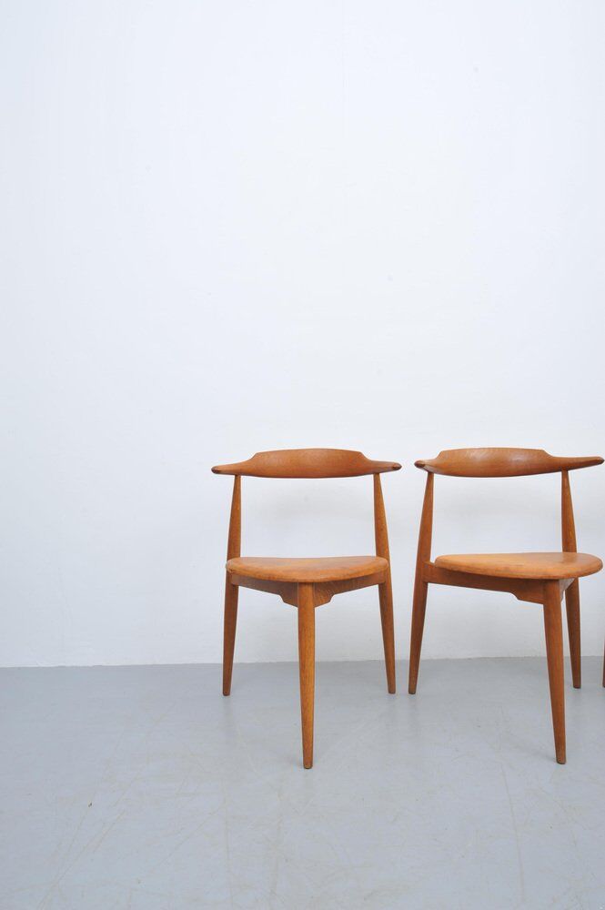 FH4104 Heart Chair by Hans J. Wegner for Fritz Hansen, 1950s