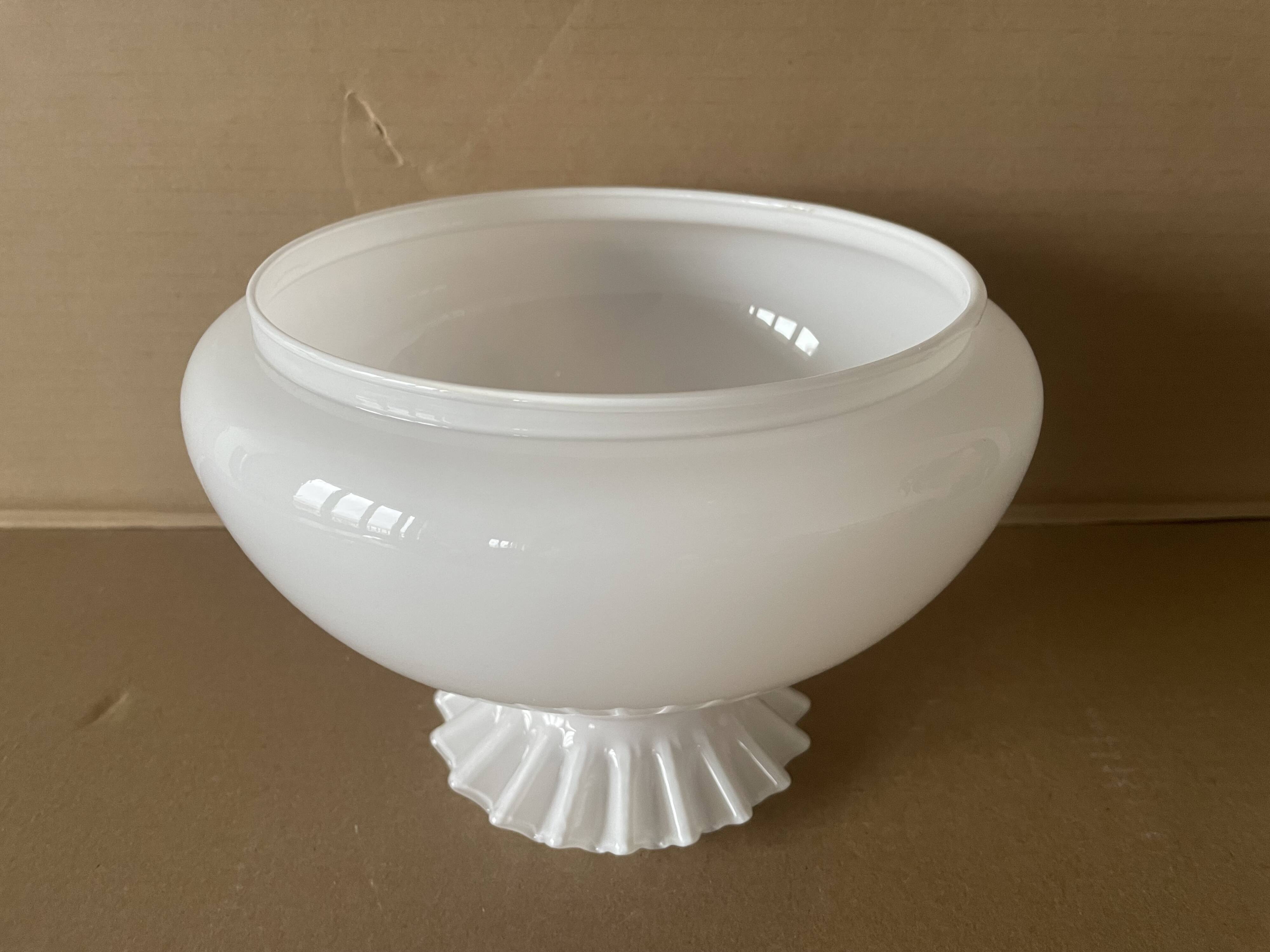 Antique opaline lampshade