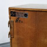 Scandinavian wooden wall-mounted secretary shelf Design Kai Kristiansen