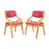 Paire de chaises par Ludvik Volak, vers 1970