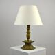 Solid Brass Table Lamp by Oscar Antonssons for Ystad-Metall, Sweden, 1940s