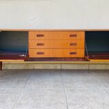 Scandinavian teak row