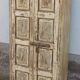 Old yellow wooden cabinet