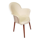 Set of 6 Sintesi Gogo chairs with wooden legs by Marcello Ziliani, 1990s