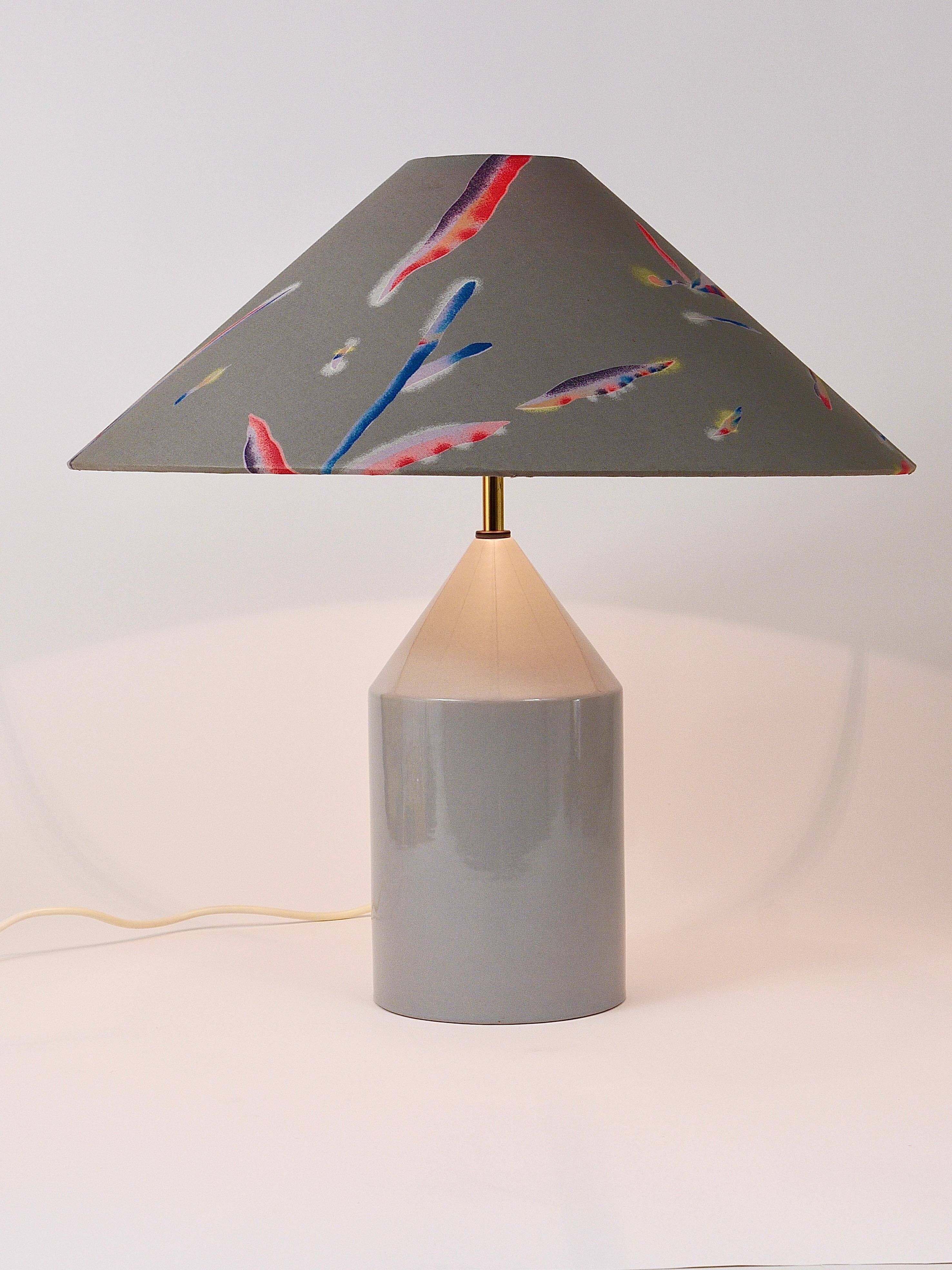 Post-modern coloured table lamp, Italy, 1980s