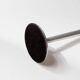 Set of 2 Stainless Steel Vintage Candle Holders, Silver Finish, Space Age Italian Design (1970s)