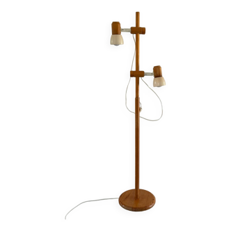 Swedish pine floor lamp, scandinavian design from the 80s